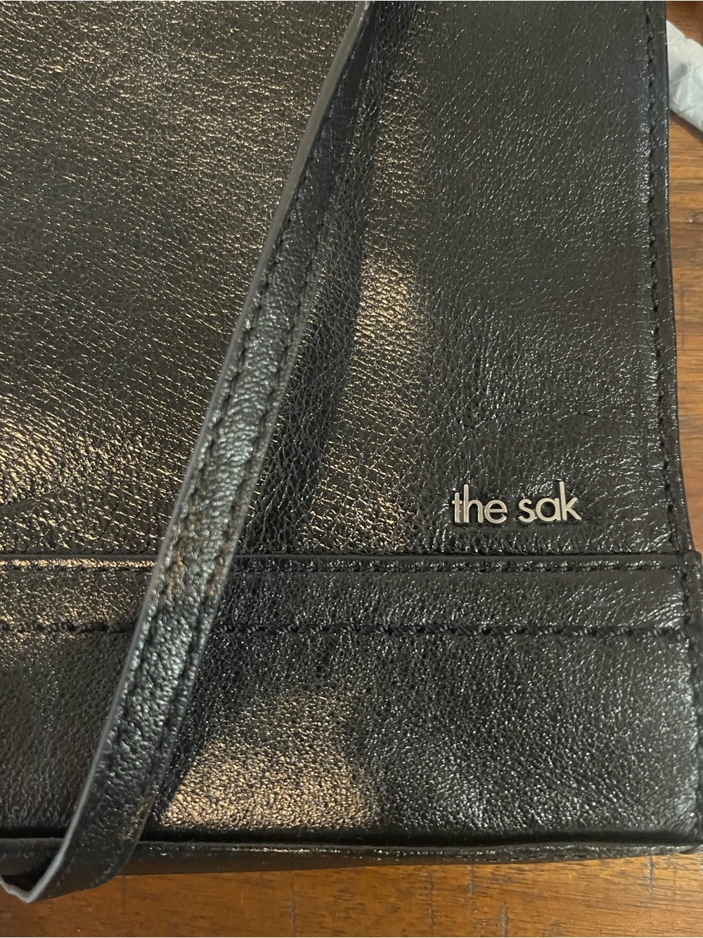 The Sak Black Leather Crossbody Bag - Picture 6 of 6